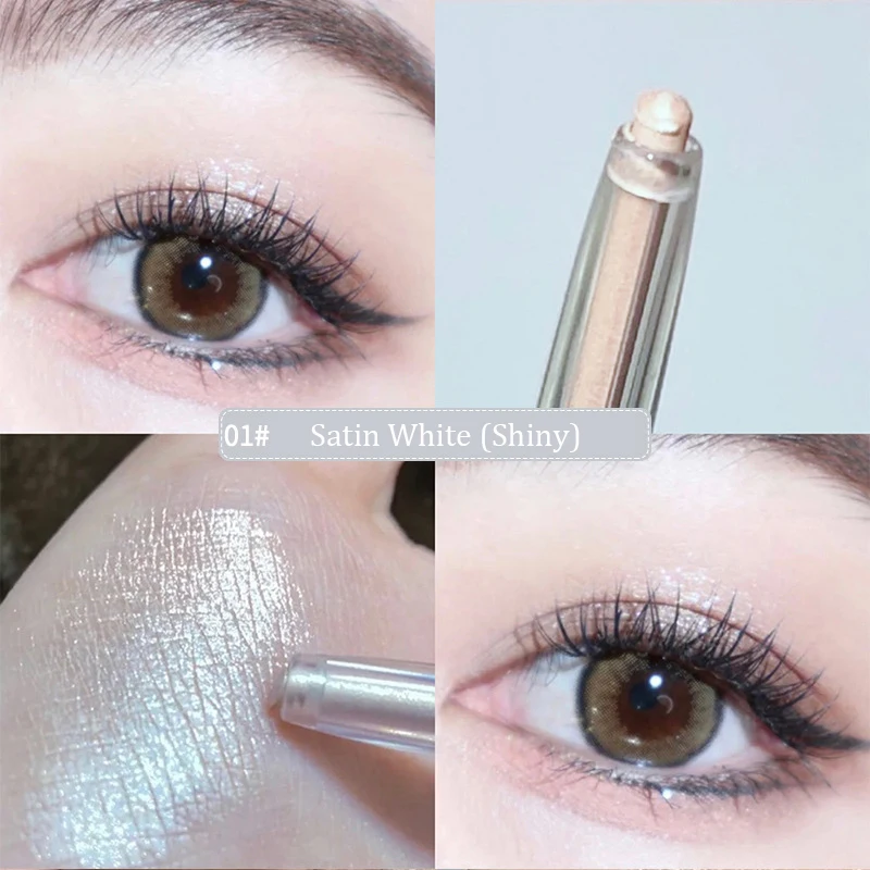 Diamond Eyes Pencil Shiny Glitter Eyeshadow Pen Eyeliner Pearlescent Matte Highlight Pen Brighten Silkworm Makeup Tool Cosmetics