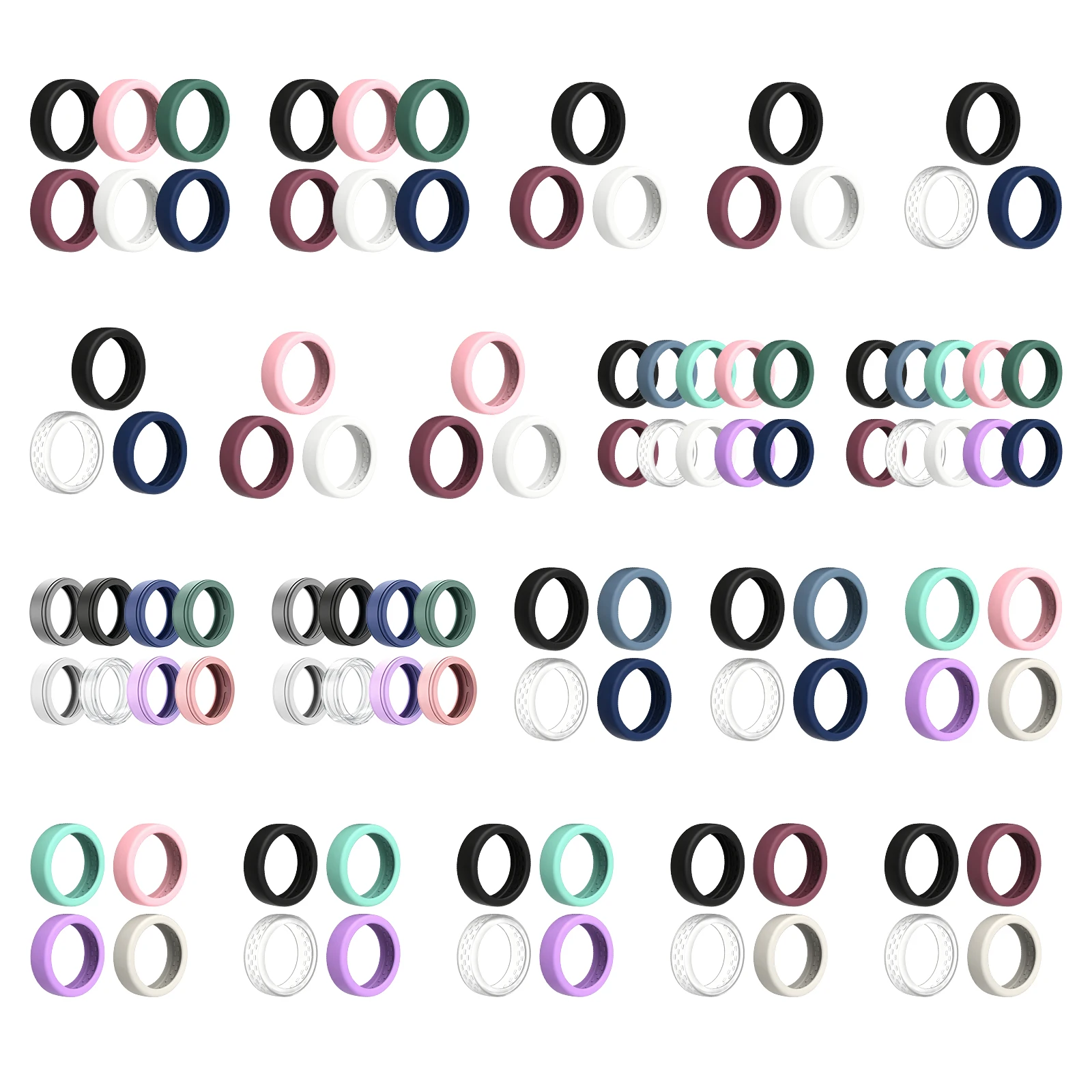 Protezione in Silicone per Anello Oura 5, Custodia Anti-Graffio per Smart Ring, Cover Protettiva per Uomini e Donne, Ideale per Allenamenti e Palestra