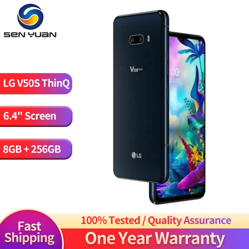 Original Lg V50s Thinq 5g Cellphone Unlocked 6.4'' V510n 8gb+256gb 32mp 4g Lte Mobile Phone Fingerprint Android Smartphone - Mobile Phones - AliExpress