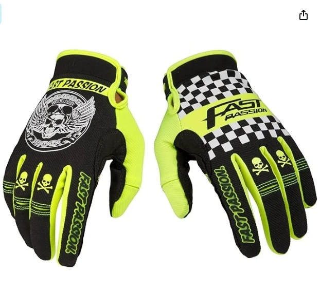 Guanti Da Moto Fast Passion Per Uomo/Donna, Guanti Da Motocross, Guanti Da Motocross Antiscivolo Atv Bmx Racing, Guanti Da Equitazione