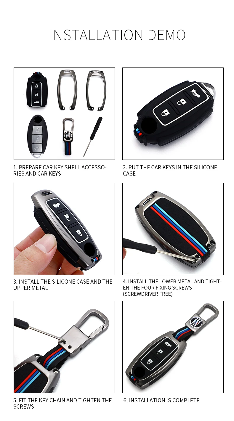 Astuccio portachiavi in Gel di Silicone luminoso lega di zinco per Nissan Qashqai J10 J11 x-trail T31 T32 tira Tiida Pathfinder Murano Note Juke 29 Astuccio portachiavi in Gel di Silicone luminoso lega di zinco per Nissan Qashqai J10 J11 x-trail T31 T32 tira Tiida Pathfinder Murano Note Juke - Se49ab54d6c3f4b4195e92cbe0dc3caa2b