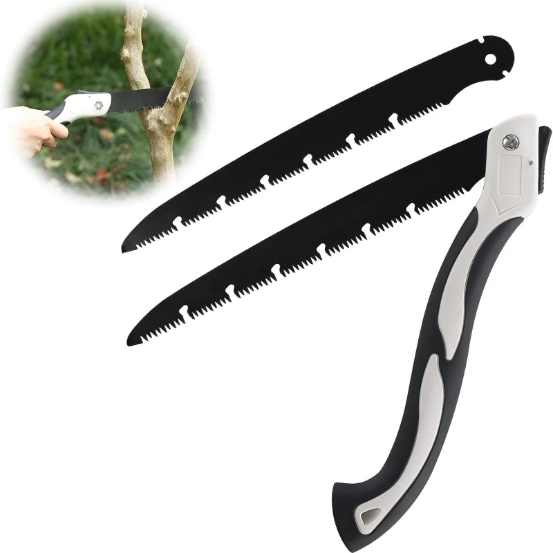 180/210/250mm Heavy Folding Handsaw Wood Cutting Saw Hand Tools For Camping Wood Cutting Garden Fruit Tree Pruning Handmade