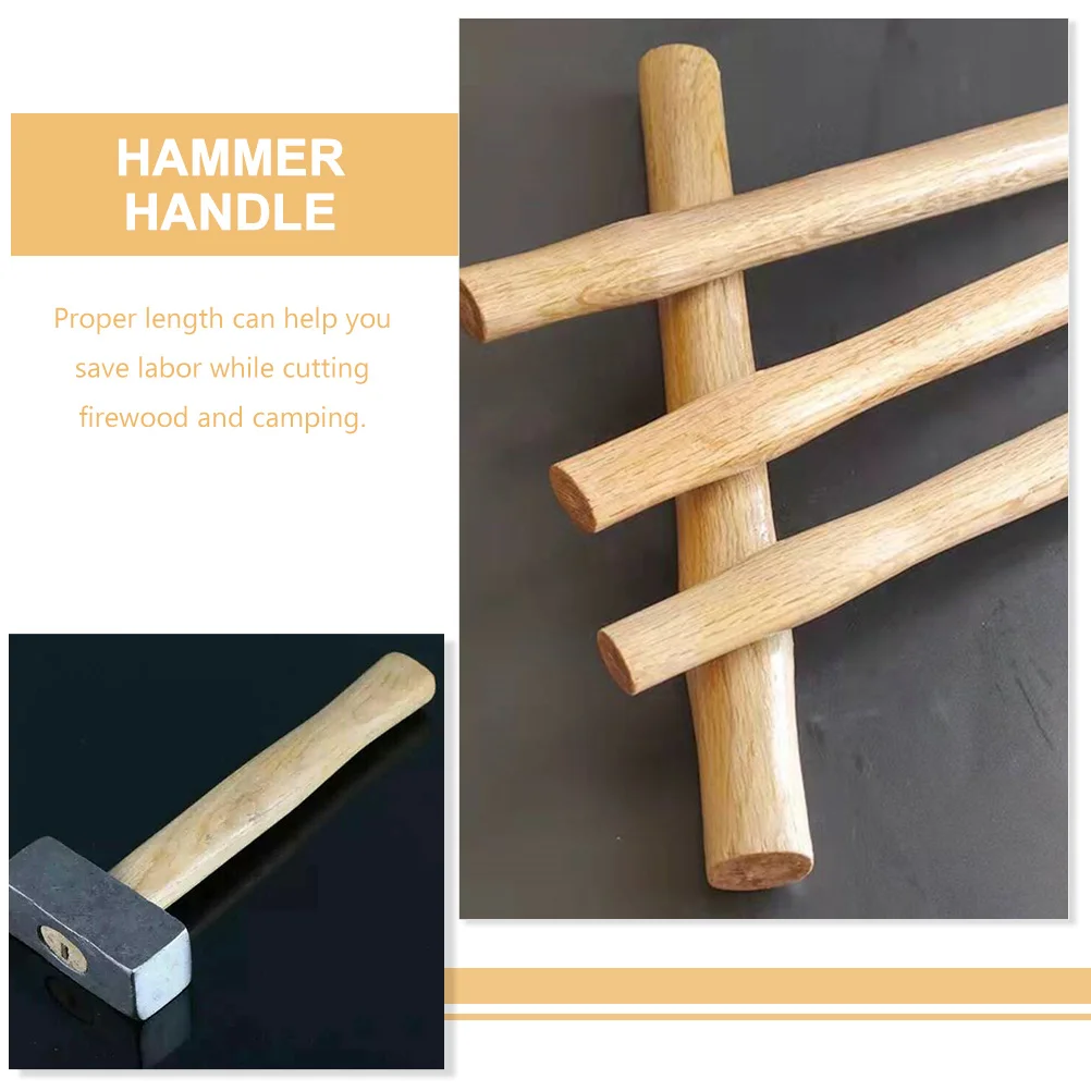 Manual Tools Woodworking Tool Fitting Hammer Handle Replacement Outdoor Wooden Handles Accessory