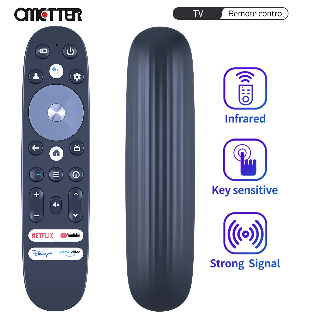 New Yi378bx Voice Remote Control for Jvc Konka Telefunken Sansui Aiwa Orion Crown Zola Smart TV