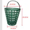Unbreakable Golf Ball Basket Plastic Carrying Bucket Holder with Handle 6