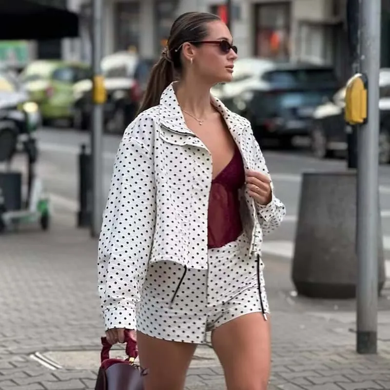 ジャケット・アウター everyone polka dot 3layer Jacket by AKAD ジャケット・アウター everyone polka-dot 3layer Jacket by