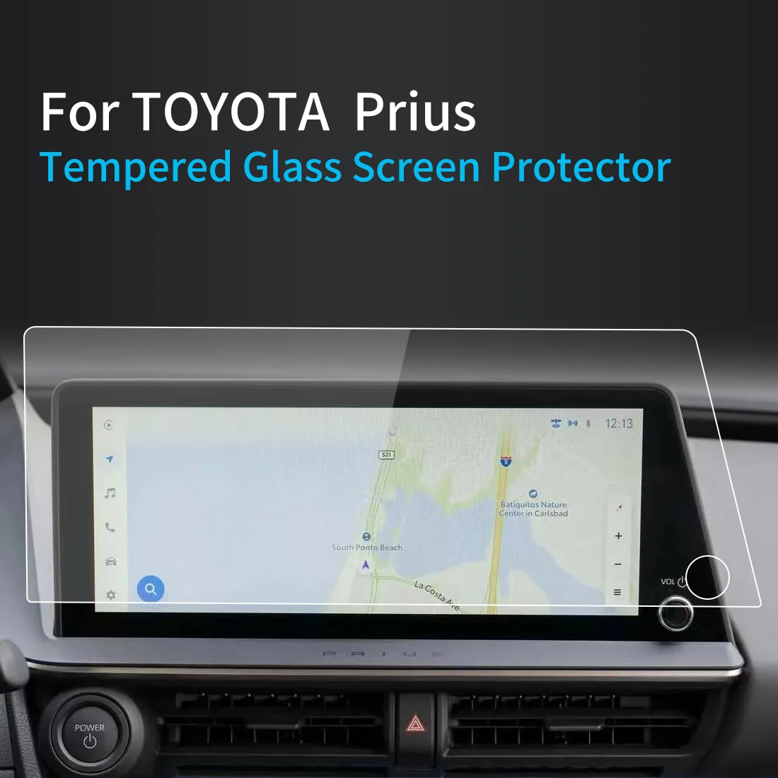 

For Toyota Prius Screen Protector 2023 Central ConsoleTempered Glass Protective Film Navigator Protection Car Accessories