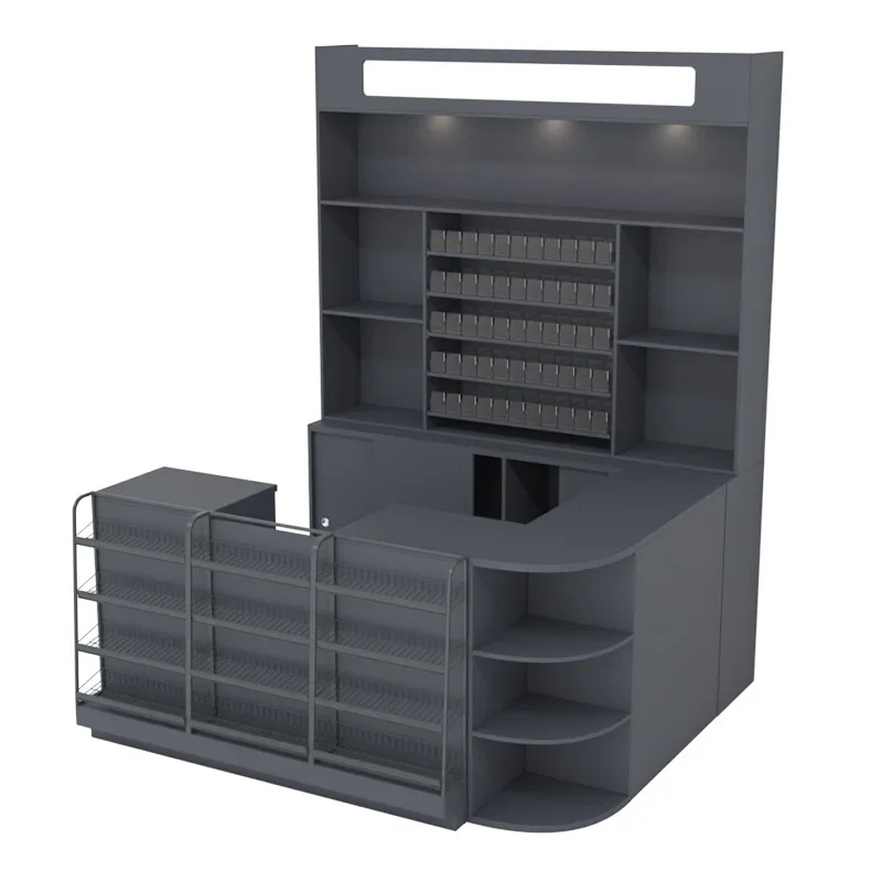 supermarket convenience store liquor and tobacco cabinet Mother and baby store pharmacy checkout counter