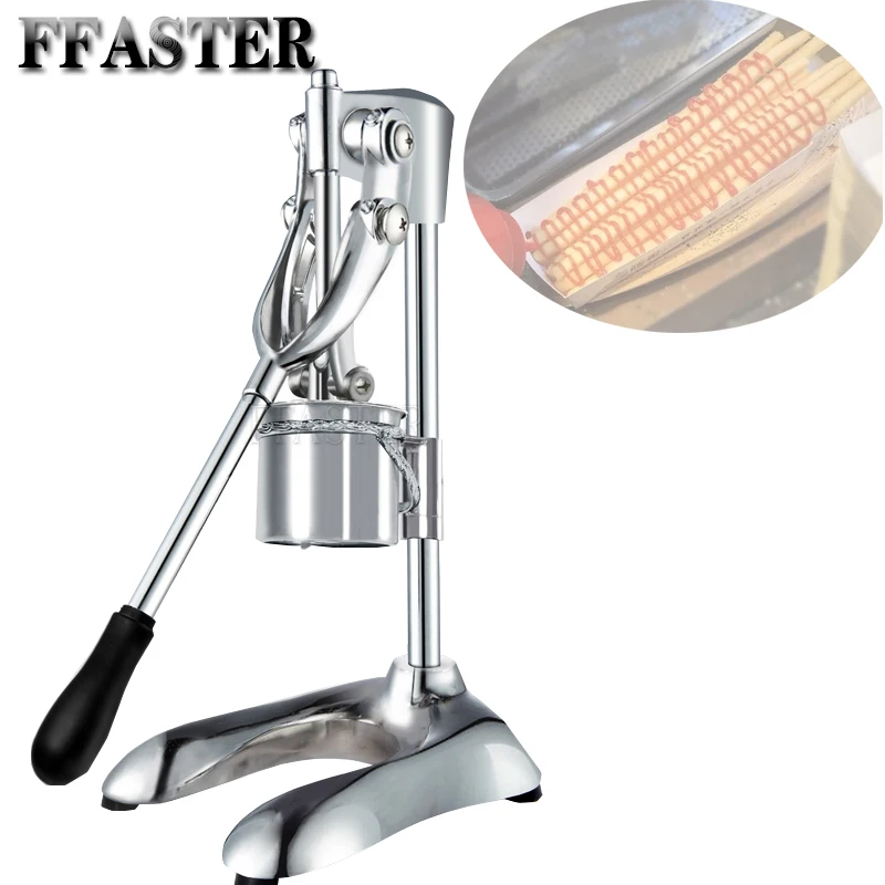 Footlong 30cm French Fries Maker Stainless Steel Potato Chips Making Machine Manual French Fries Cutters Super Long