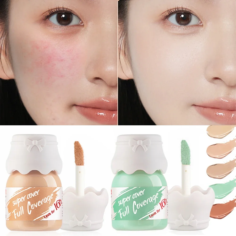 Makeup cosmetics,makeup cream Long-lasting Concealer Cream Face Foundation Makeup Cover Acne Dark Circles Matte Professional Base Makeup Cosmetics