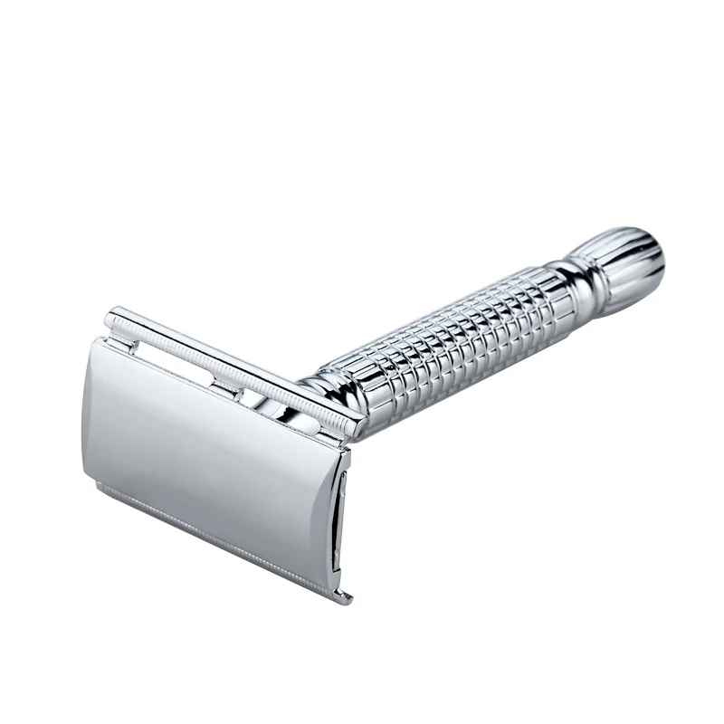 Classic Manual Shaver Double Edge Safety Razor for Men's Shaving and Women's Hair Removal Tool With 1 Shaving Blade And Case 6