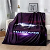 Mustang Blanket Lightweight Quilt Keep Warm Fabric Cute Blanket Bed Sofa Home Office Available in all seasons 1
