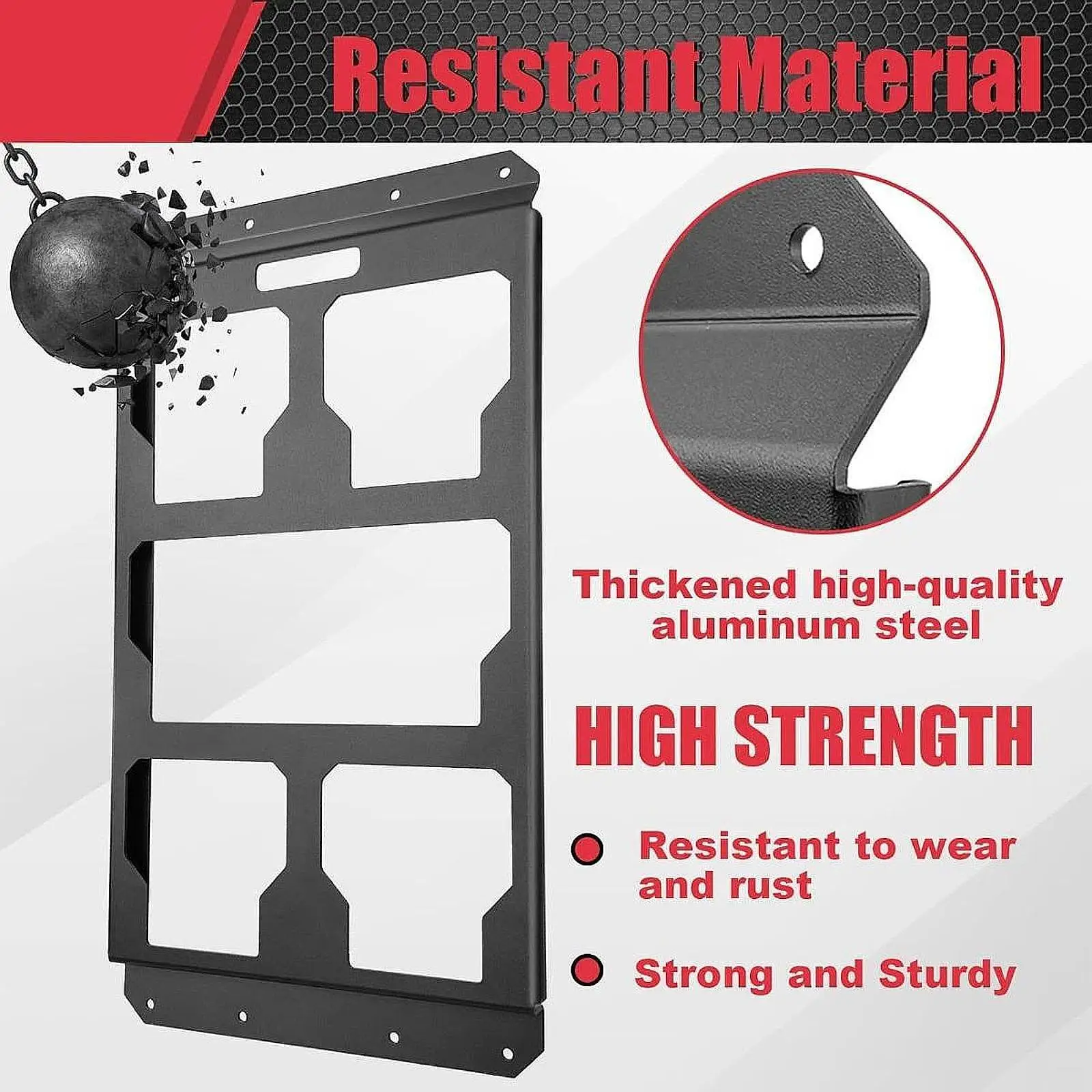 Modular Tool Storage Base Plate 38cmx21cm Heavy Duty for Wall Floor Molle Panel Quick Installation Versatile Modular Tool Storage Base Plate 38cmx21cm Heavy Duty for Wall Floor Molle Panel Quick Installation Versatile