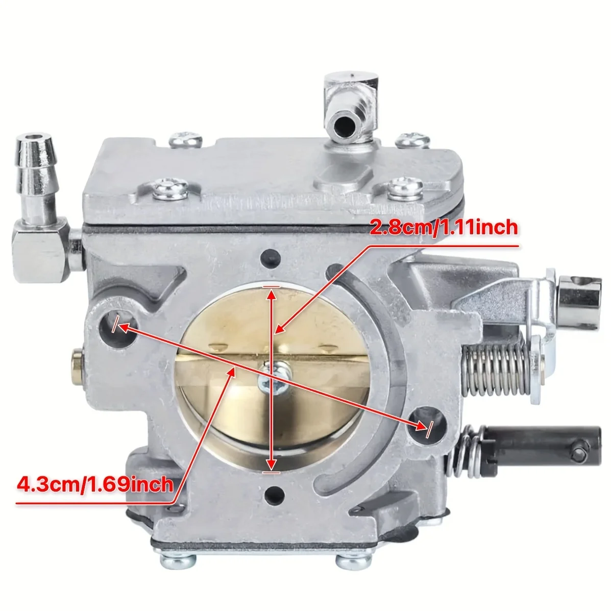 Walbro WB-37-1 WB-37 WB-47 185 F200 F100 130cc-200cc OEM 472-03900-0C0 잔디깎이 엔진용 카뷰레터