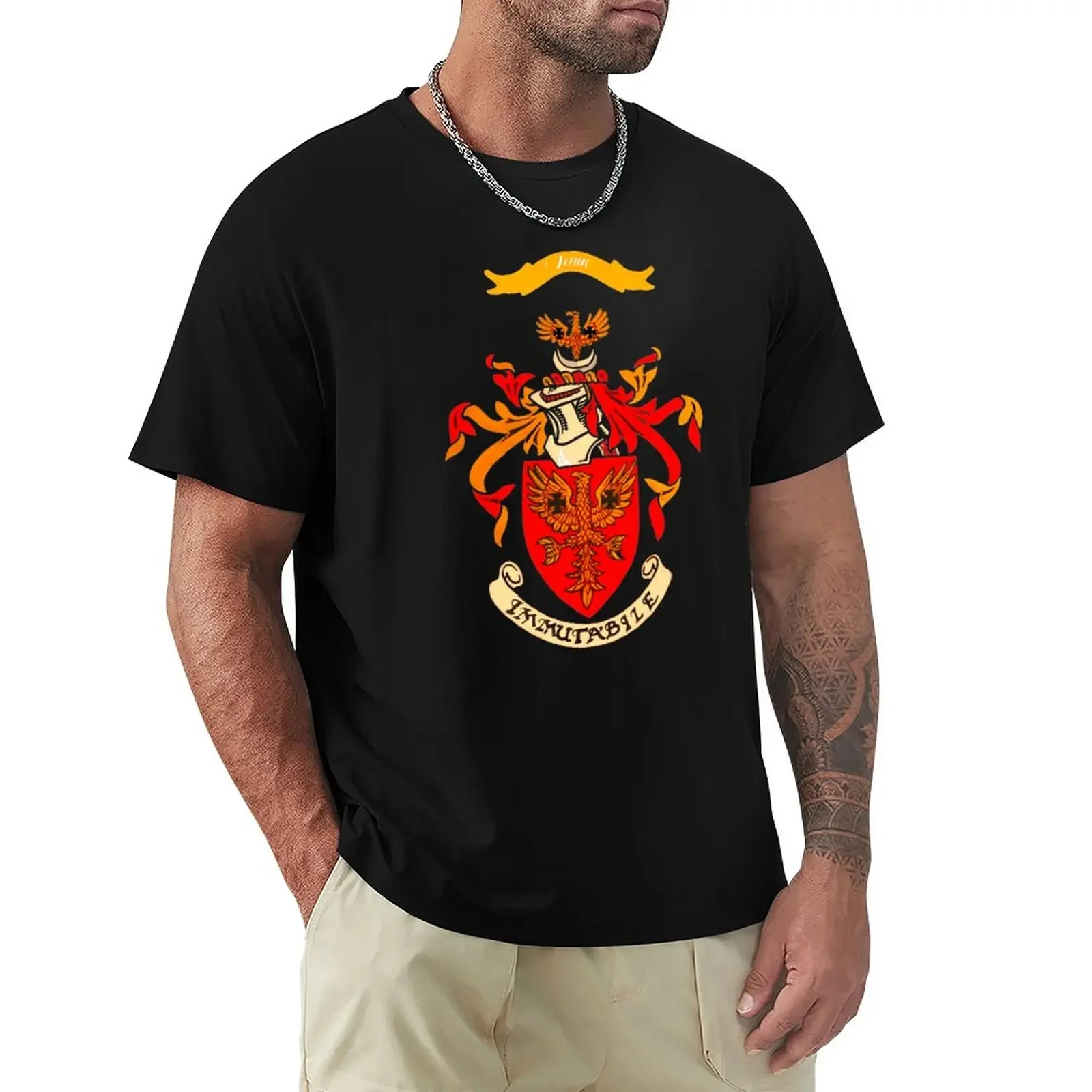 Saun Coat Of Arms T-Shirt Sport Fans Top T-Shirt Da Uomo