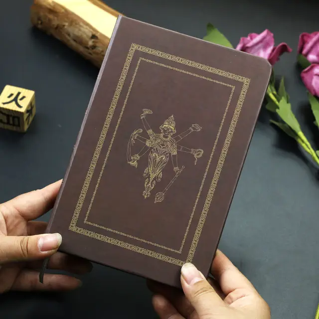 Retro creative student diary book Dunhuang illustration notebook full-color page hand ledger notepad notebook planner  journal D-112 pages