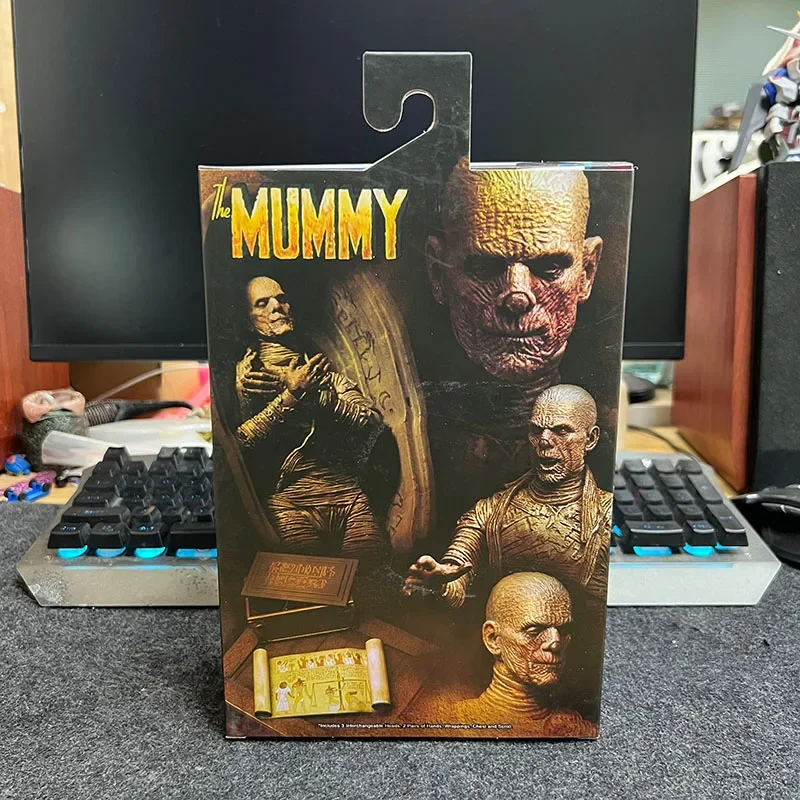 

New genuine NECA Global Monster Series Egyptian Pharaoh Mummy Color Edition 7-inch Action Figure Model Toy Gifts