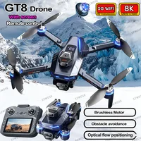 Nouveau drone GT8 2026 GPS 8K professionnel HD 360 °   Jouets quadricoptères pliables avec double caméra, 5G WIFI, moteurs sans balais et évitement d'obstacles 1