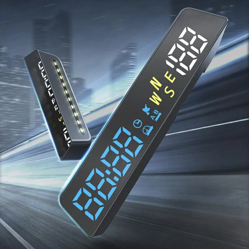  ڵ ӵ,    ÷, ȭ  LED GPS HUD ׼, 1 Ʈ
