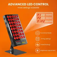 LED Red Light 200W Therapy Panel 850nm 660nm 630nm Dual Chips Home Beauty Device with Timer Setting near Infrared for Skin Care 3