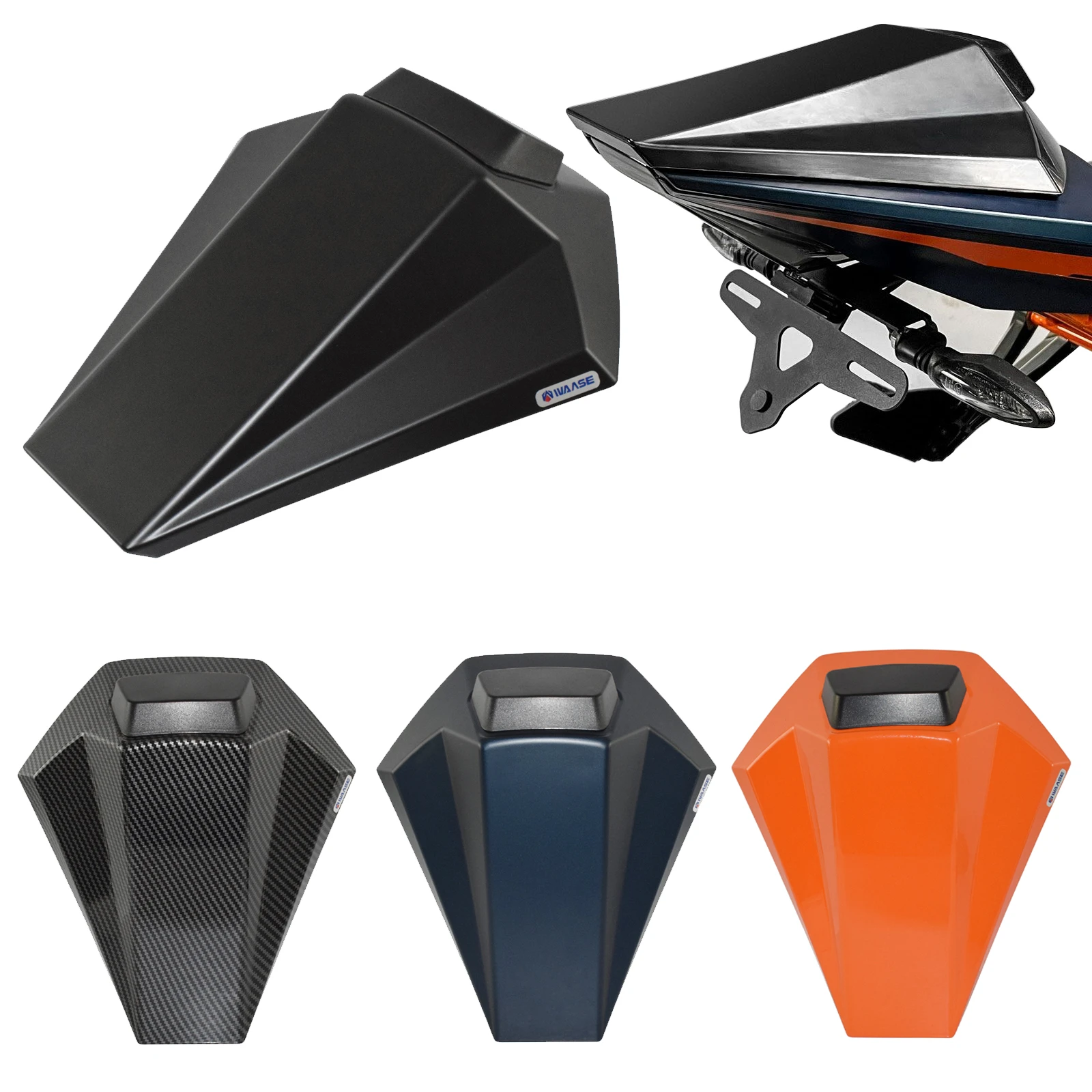 Motorcycle Passenger Pillion Rear Seat Cover Solo Tail Fairing Cowl For