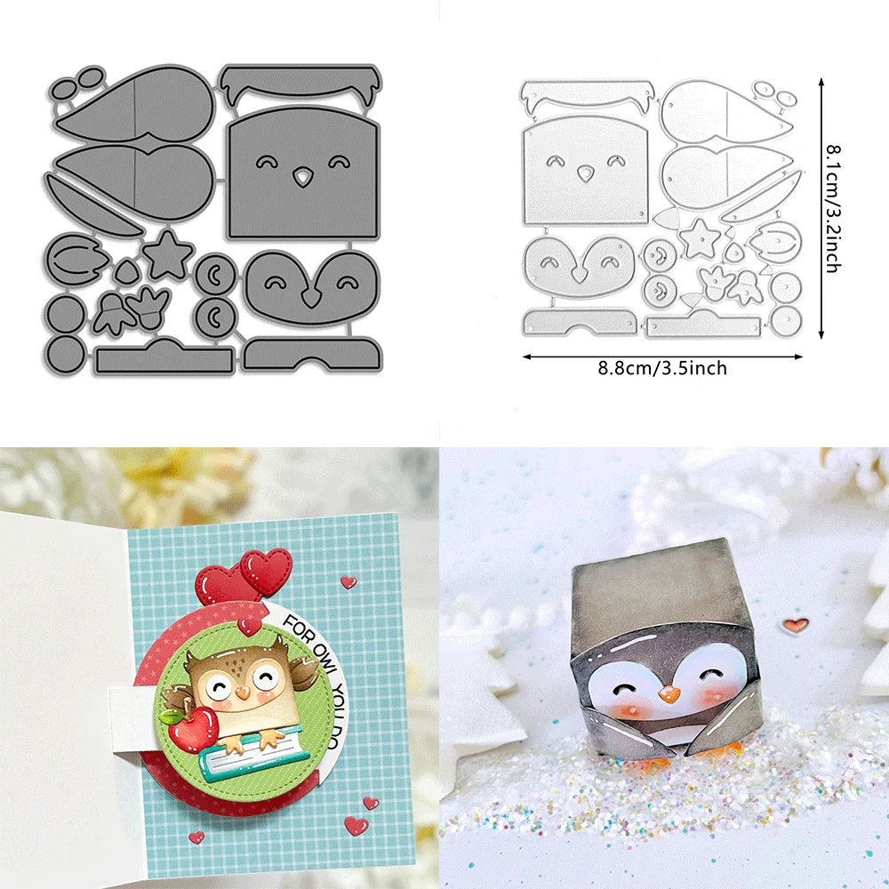 Große, genähte, abgerundete, rechteckige Stapelmaterialien, Metall-Stanzformen, Prägestanzform für DIY-Kartenherstellung, Scrapbooking, Basteln – Detail 2