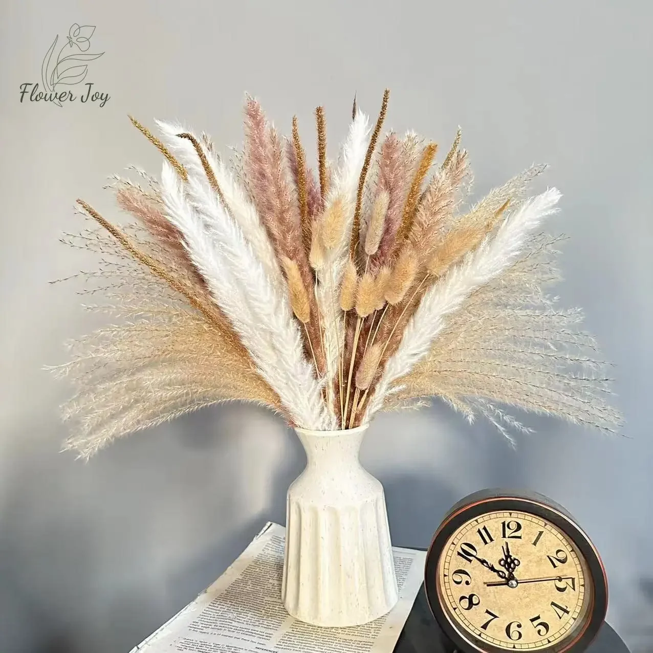 

Natural Pampas Grass Boho Home Decor Diy Dried Flowers Bouquet Bunny Tails Reed Wedding Arrangement Christmas Garden Decoration