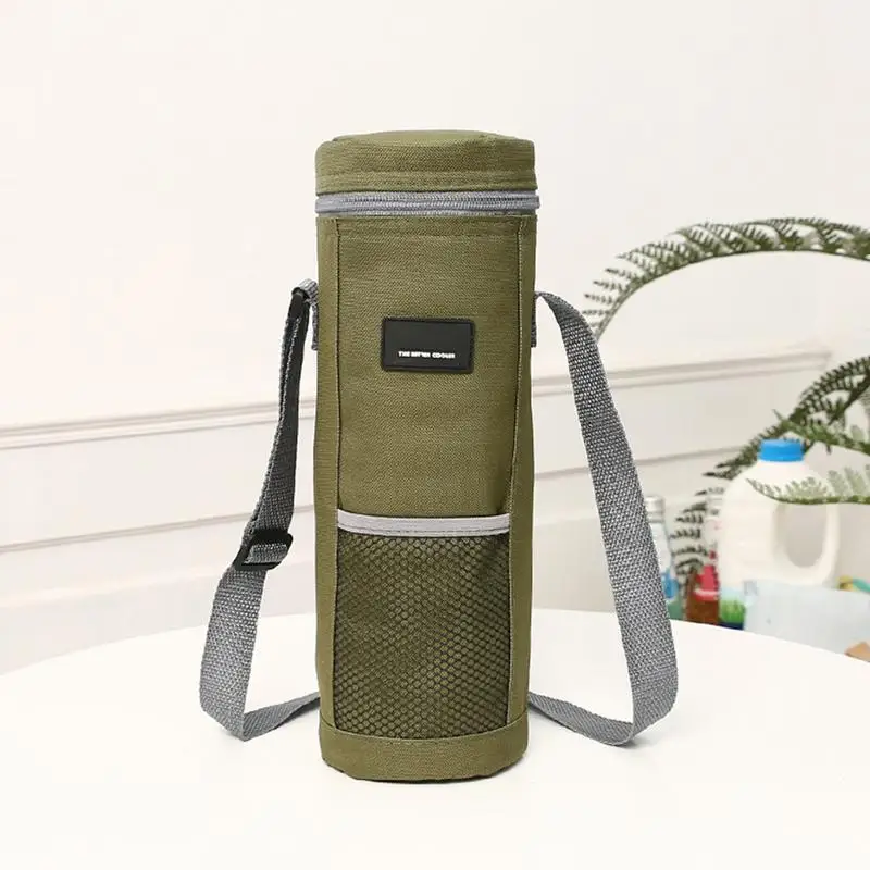 Wine Tote Bag Portable Insulated Wine Tote Drink Carrier With Handle Foldable Carrier Liquor Bag Thickened Camping