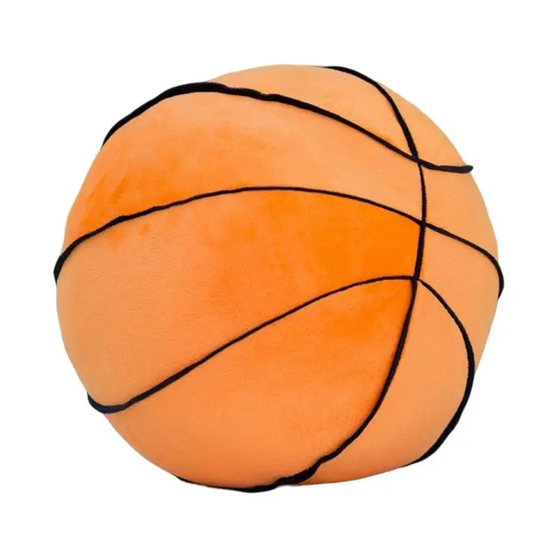 

Plush Basketball Toy Durable Sport Basketballs Plush Toys Soft Sports Toy Gift For Boys Basketball Plush Toys For Sofa Room