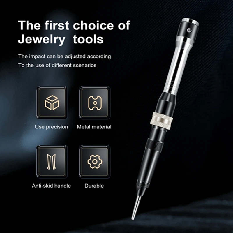 Jewelry Rotary Handpiece,Goldsmith Tools Hammer Quick Change Handpiece,Foredom Cc30 Sr Head,Jewelry Engraving Hammer Handle 3