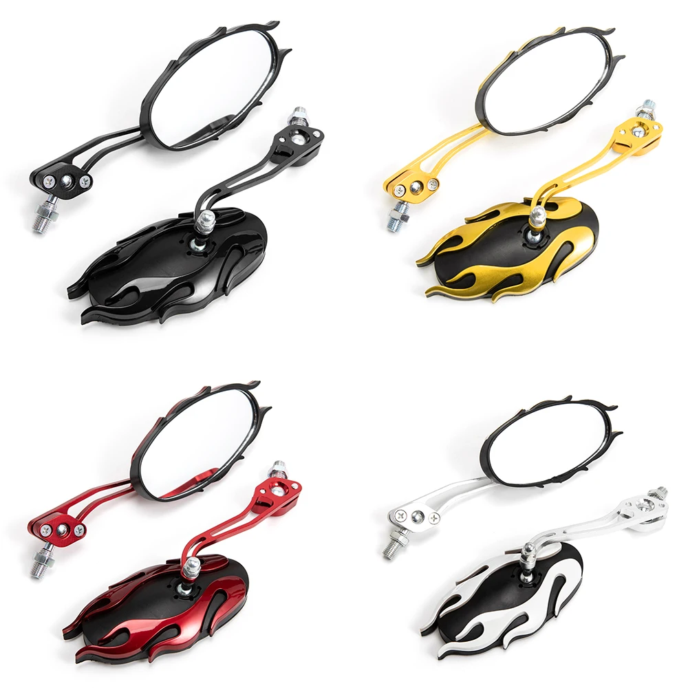 

Motorbike Motorcycle Rear View Side Mirror Moto Accessories Unviersal 8MM 10MM Scooter Rearview Mirrors