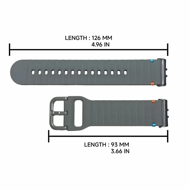 Sport Silicone Strap for Smartwatch - Durable Rubber Bracelet Accessory