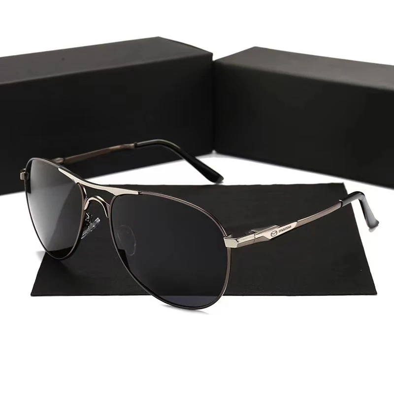 Luxury Pilot Polarized Sunglasses Men Women Driving Fishing Retro Sun Glasses for Mazda 2 3 6 5 Axela Atenza CX 5 CX3 323