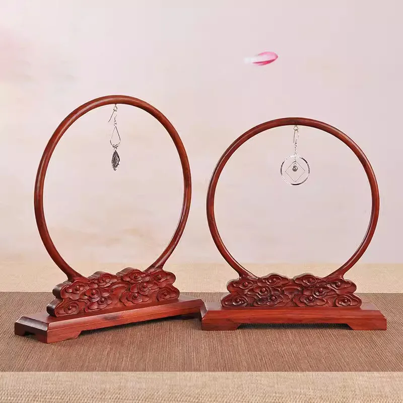 Redwood Jewelry Display Racks, Earrings, Necklaces, Pendants, Stationery, Jewelry Ornaments, Display Racks, Props, Jade Rack