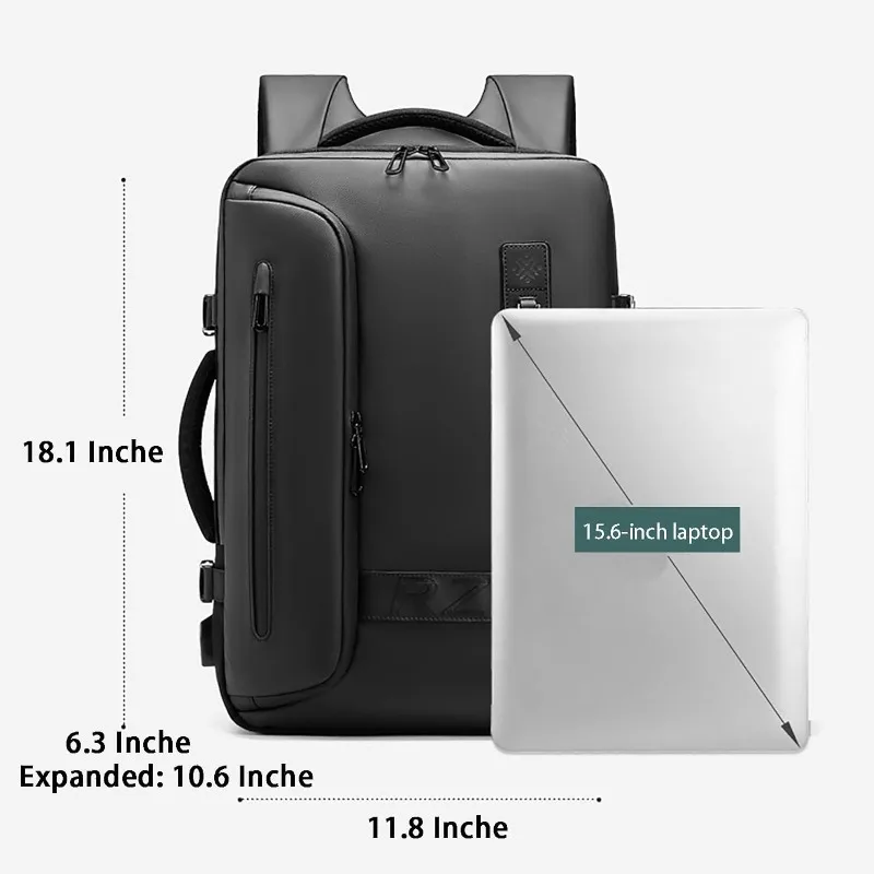 Multifunctional Air Bag Backpack for Men Large Capacity Vacuum Storage Business Travel Bag Oxford Cloth Waterproof Backpack 2