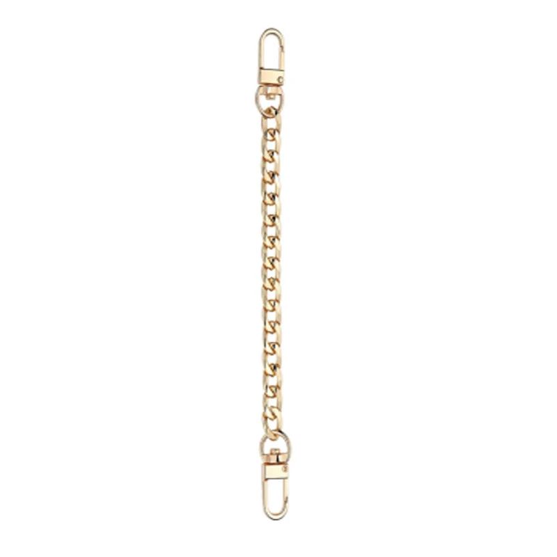 20cm Bag Chain Accessory Gold Shoulder Bag Extension Chain Metal Bag Chain Strap Crossbody Bag Parts Belt Chain Bags Gold Black