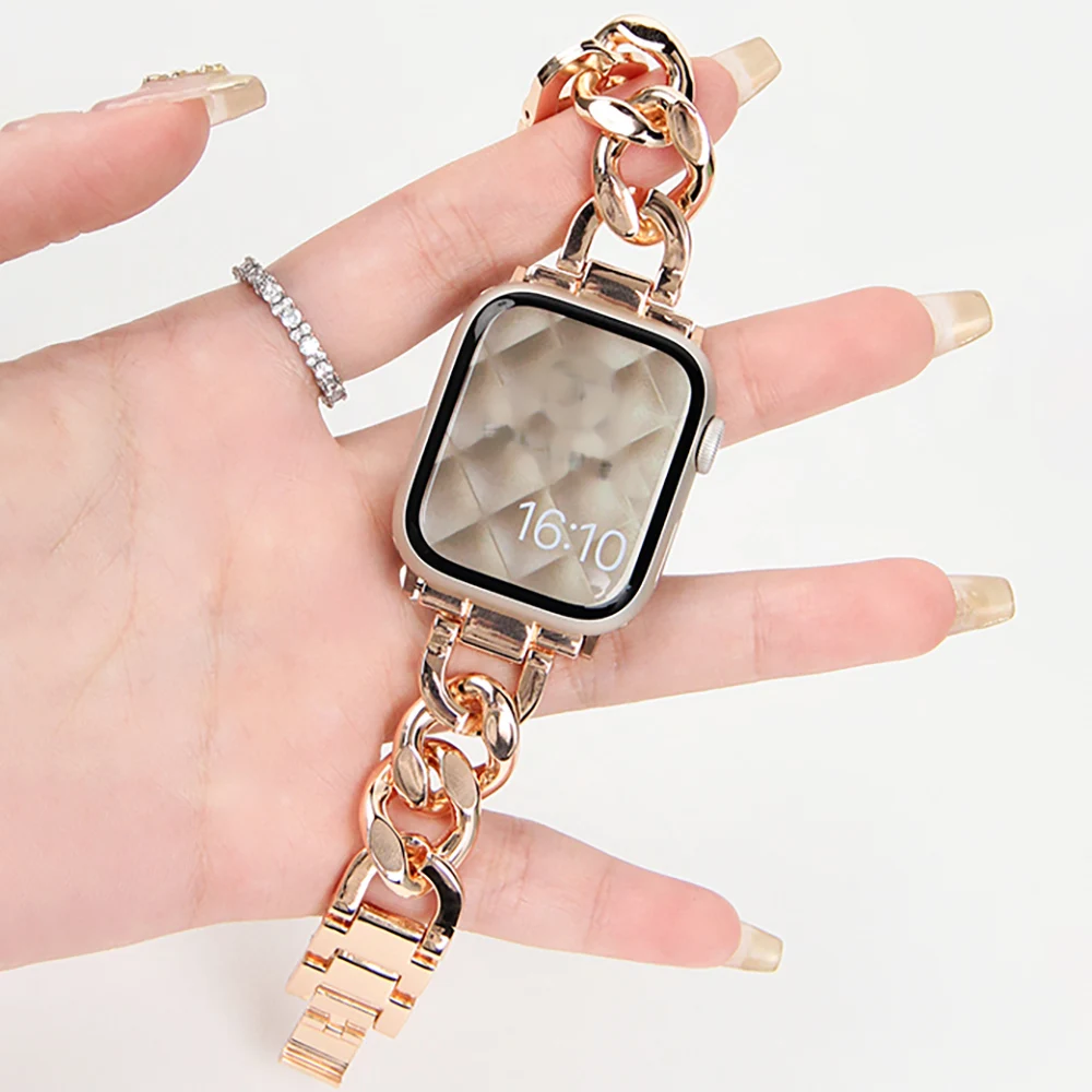 Elegant Chain Metal Women's Strap