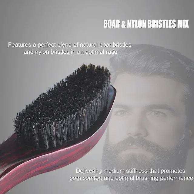 Gracemen 360 Wave Brush for Hair and Beard Care - Image 6