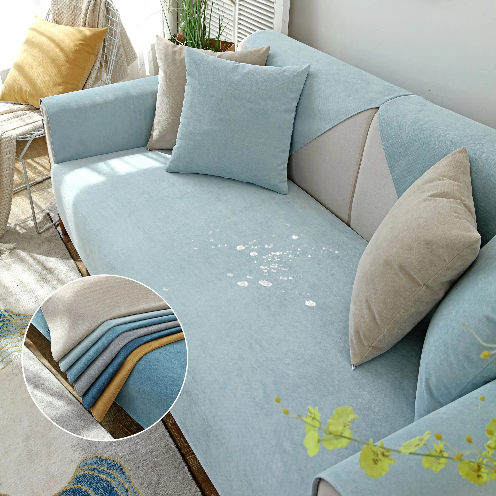 Waterproof Sofa Cover Universal Pet Anti-Scratch Anti-Urine