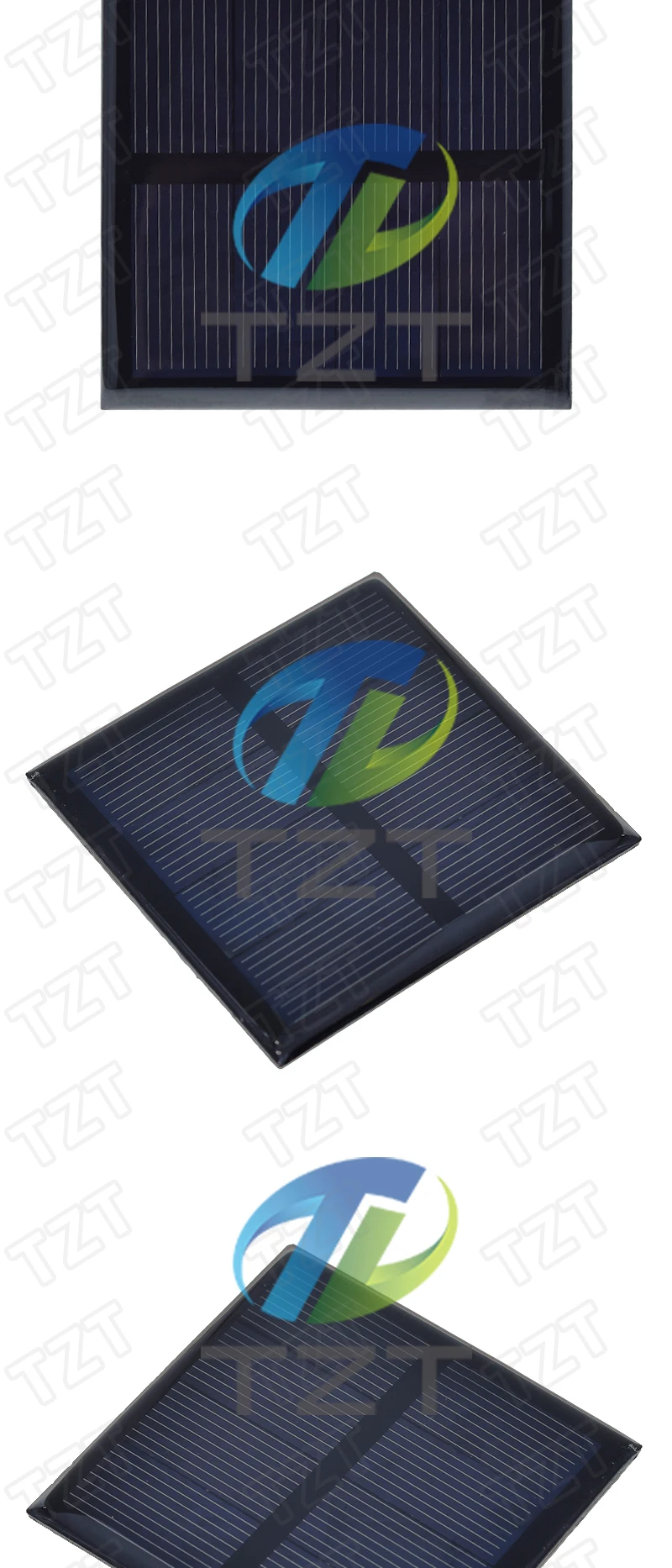 TZT 1/5 stücke Solarzelle 2V 150mA 0,3 W 60*60MM Solar System DIY Für Batterie handy Ladung Polykristalline Solar Panel – Detail 8