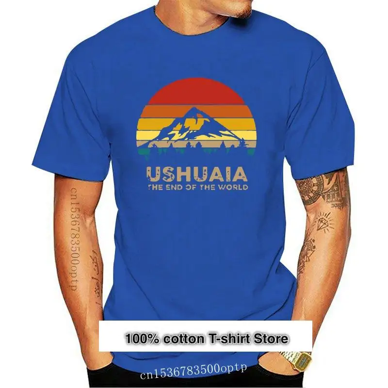 Camiseta Vintage Ushuaia, Camisa De Recuerdo De Argentina, Nueva