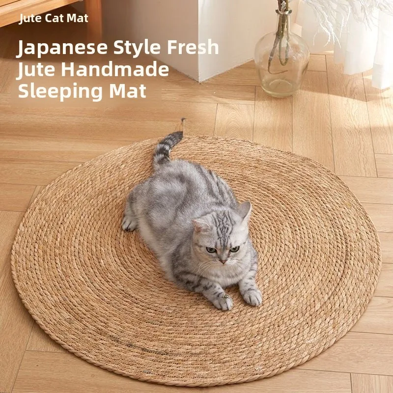 Large Size Paw inding  Toy Wear Resistant l Rattan Inteated Non edding  Scratching Board S Mat