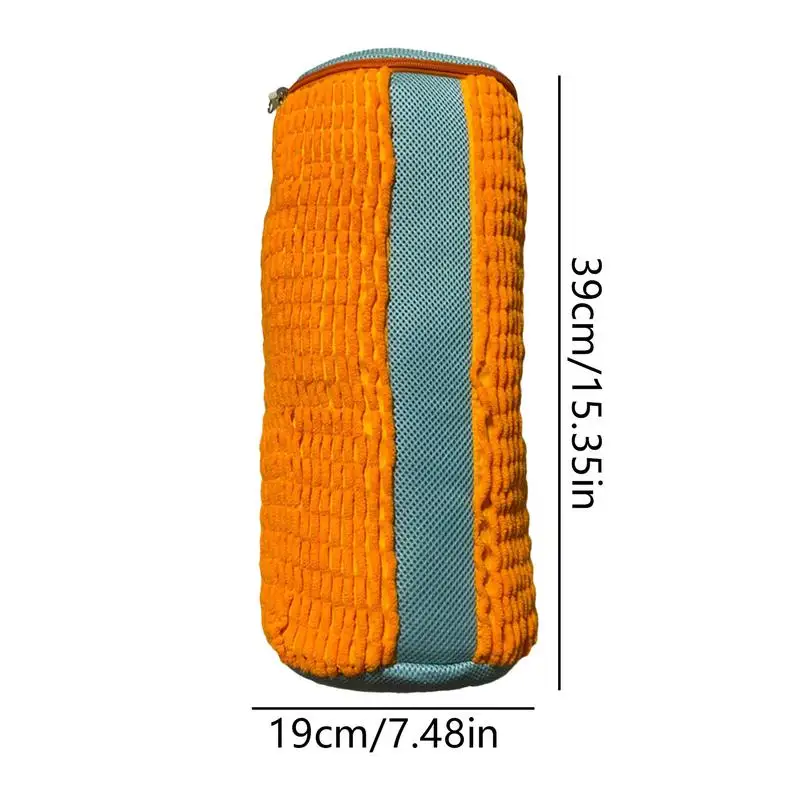 Laundry Shoe Bag Laundry Sneaker Cleaning Bag Reusable Cylindrical Laundry Bag Orange Anti-Deformation Shoe Bag For Protects 6