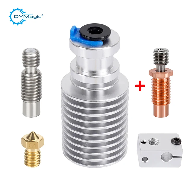 

E3D V6 Hotend +Bimetal heatbreak for v6 Prusa voron Remote Short Direct Heat Sink range 1.75MM for Feeding 3D printer extruder