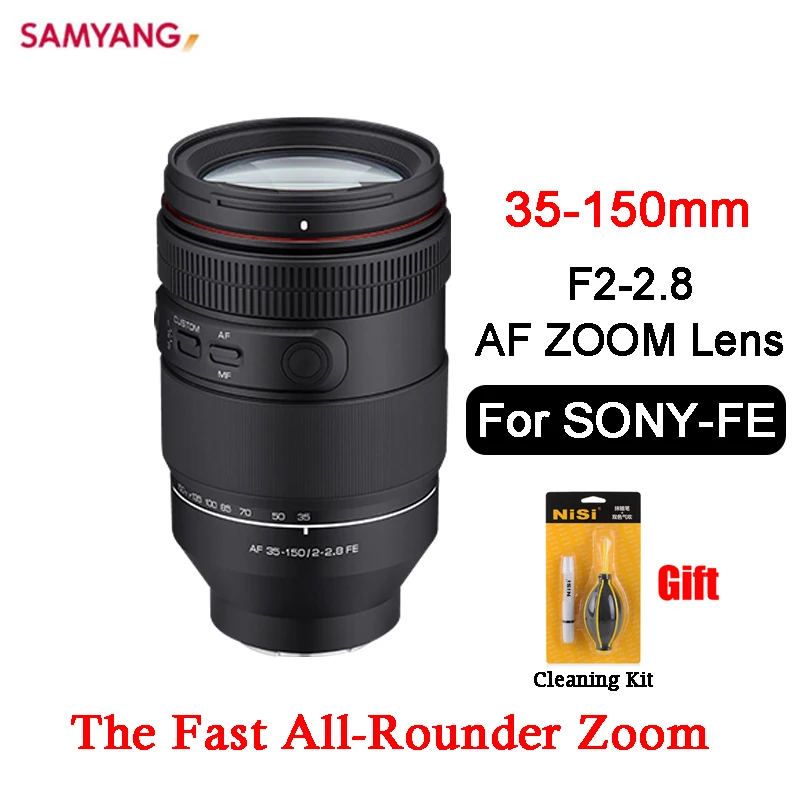 Samyang 35-150Mm F2-2.8 Obiettivo Zoom Af Messa A Fuoco Automatica Obiettivo Fe Per Fotocamere Sony Fe Mount A7Iii A7 Iv A7Siii 35Mm/50Mm/85Mm/135Mm/1