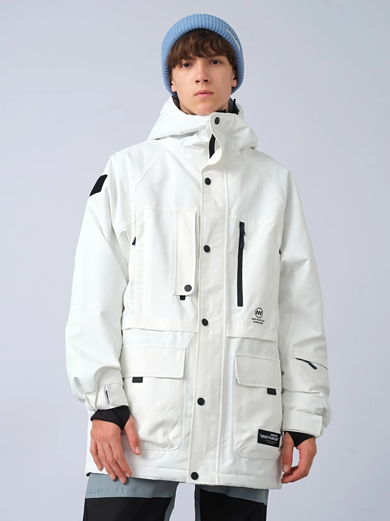 NANDN Single and Double Board Candy Color Ski Suit Tooling Thickened Warm Windproof Men's and Women's NC131