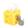 Cheese Mouse Squeeze Toy Relieve Stress And Anxiety Autism Sensory Fidget Kids Antiestrés Juguetes Cumpleaños Invitados Niños 2