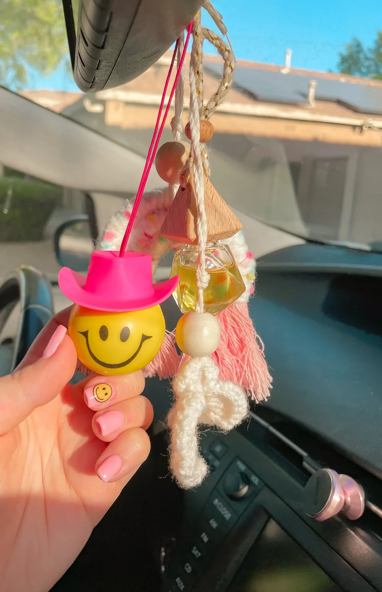 Colorful Coal Ball Car Mirror Charms - Set Of 21 With Double - View #7