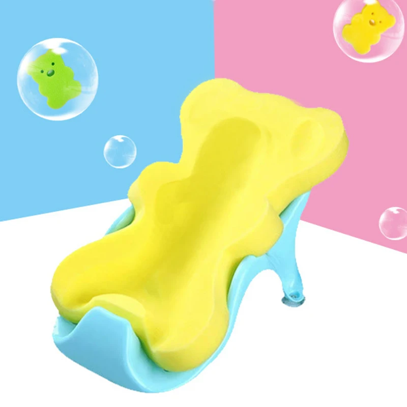 Tappetino da bagno in spugna Tappetino in spugna antiscivolo Vasca da bagno antiscivolo Tappetino da bagno per neonati Seggiolino per neonati per la cura del bambino - immagine 4