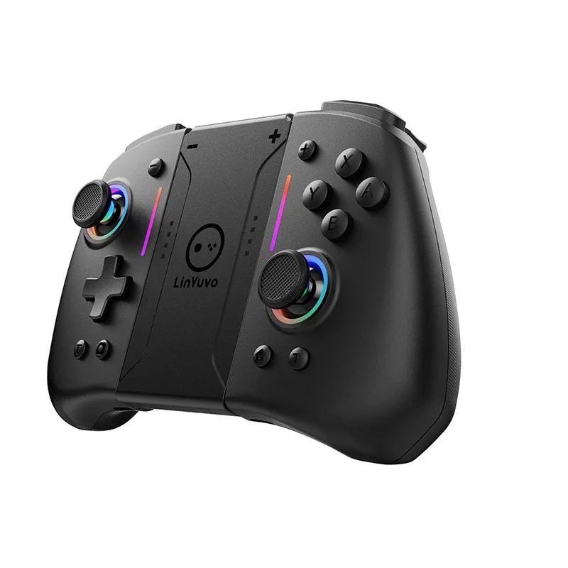 

KS42 RGB Joypad Automatic wake-up Controller for Bluetooth With somatosensory six-axis Compatible For Switch/Switch OLED Handle